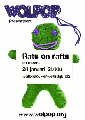 Poster Wolpop Rats on Rafts